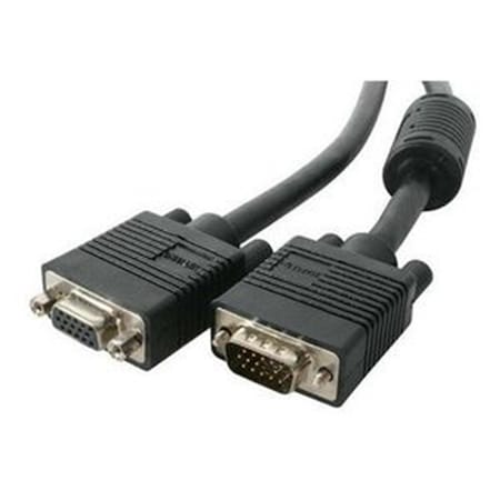 Ezgeneration SVGA Monitor Extension Cable 10ft 1 x D-Sub HD-15 1 x D-Sub HD-15 Extension Cable Molded Black EZ320589